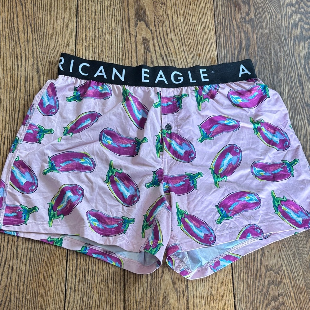 American Eagle Outfitters Eggplant Flex Boxer Shorts